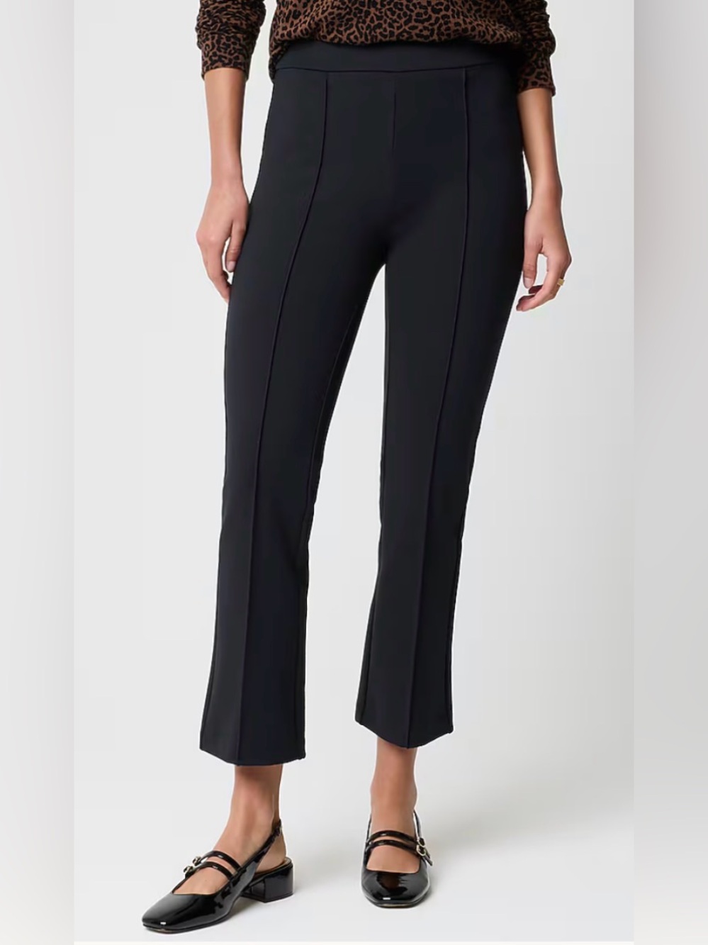 J. Crew Factory Ponte Pull-on Pants - Black